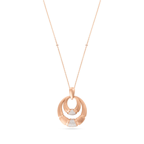 Rose Gold Frosted Pendant ETOILE Rose Gold Frosted Pendant