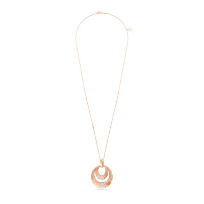 Rose Gold Frosted Pendant