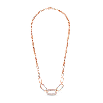 Rose Gold Diamond Necklace