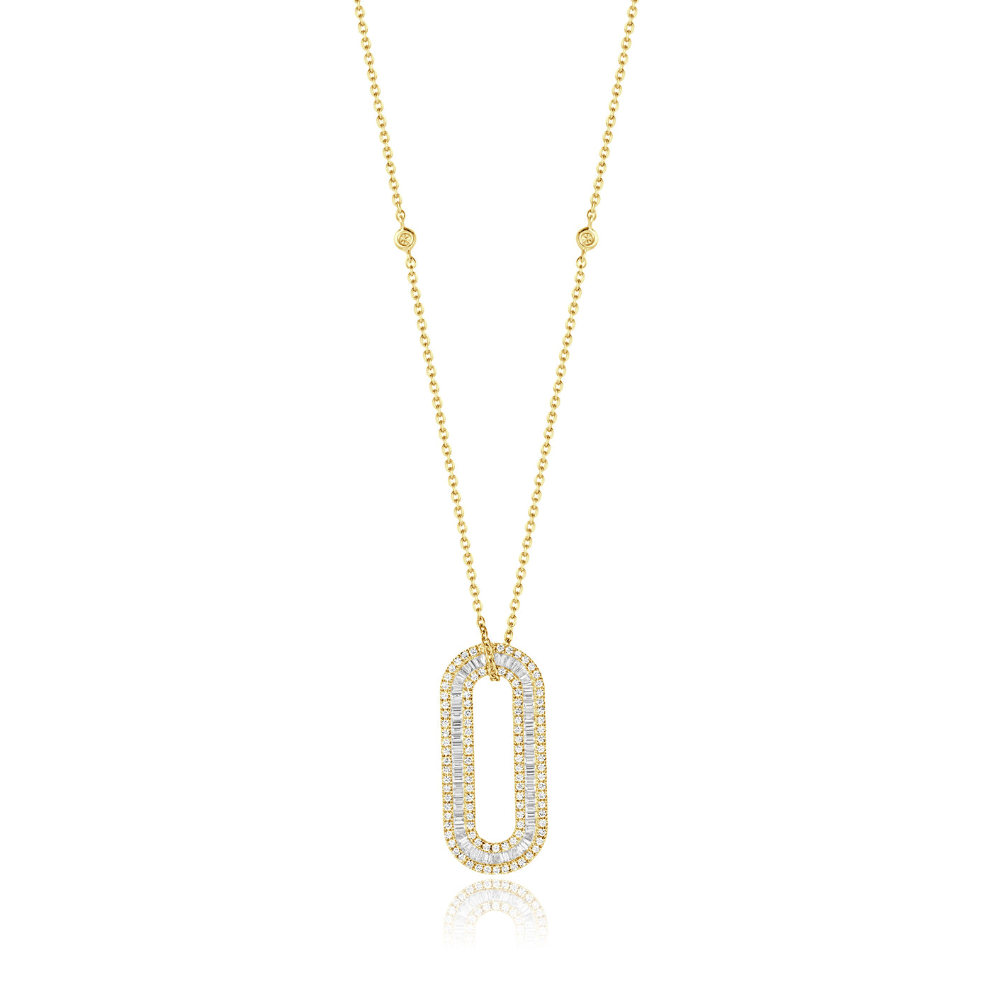 Yellow Gold Diamond Statement Pendant