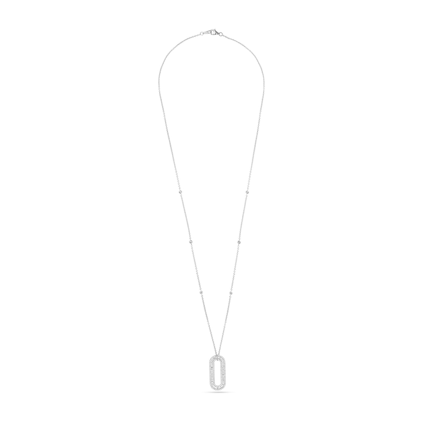 White Gold Diamond Pendant
