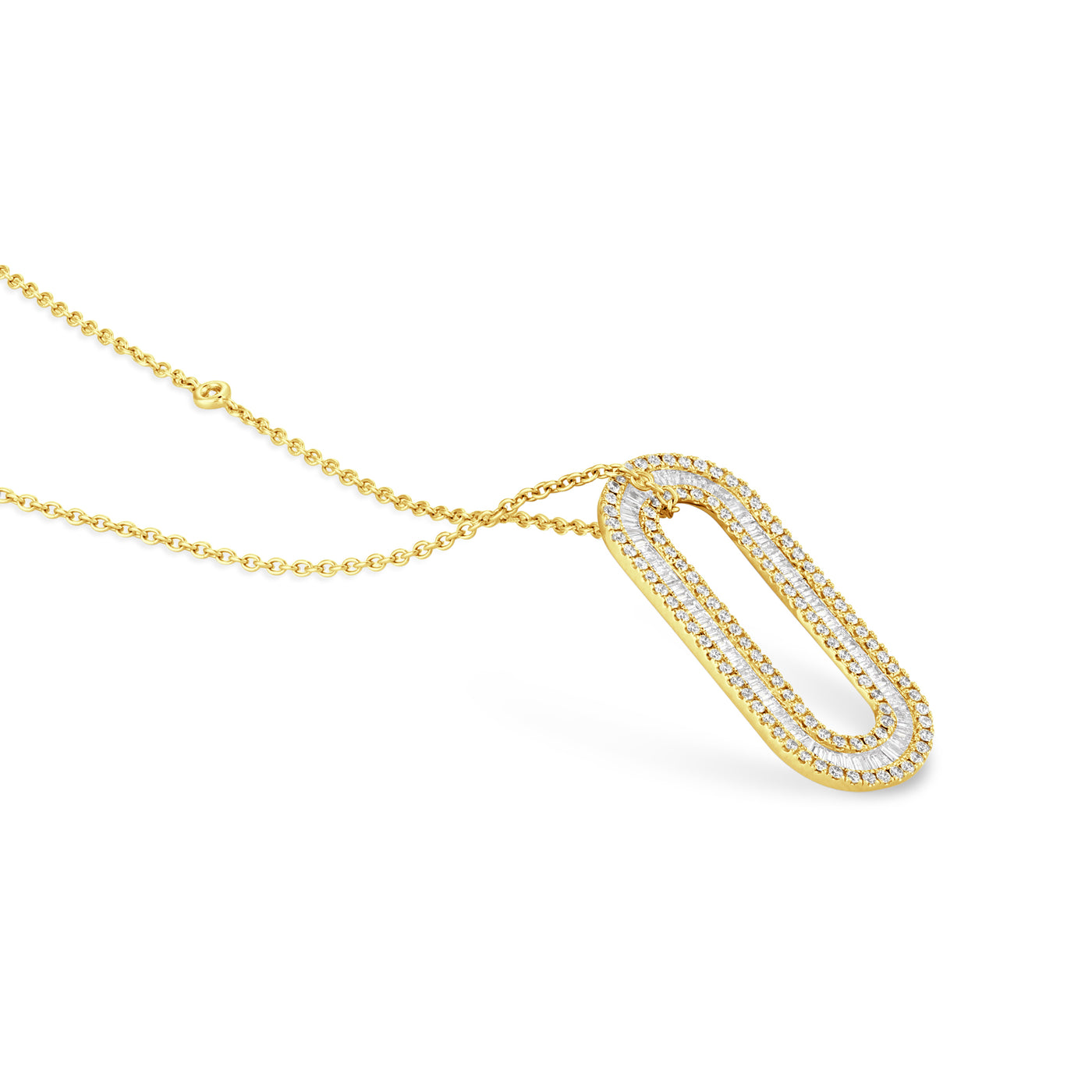 Yellow Gold Diamond Statement Pendant
