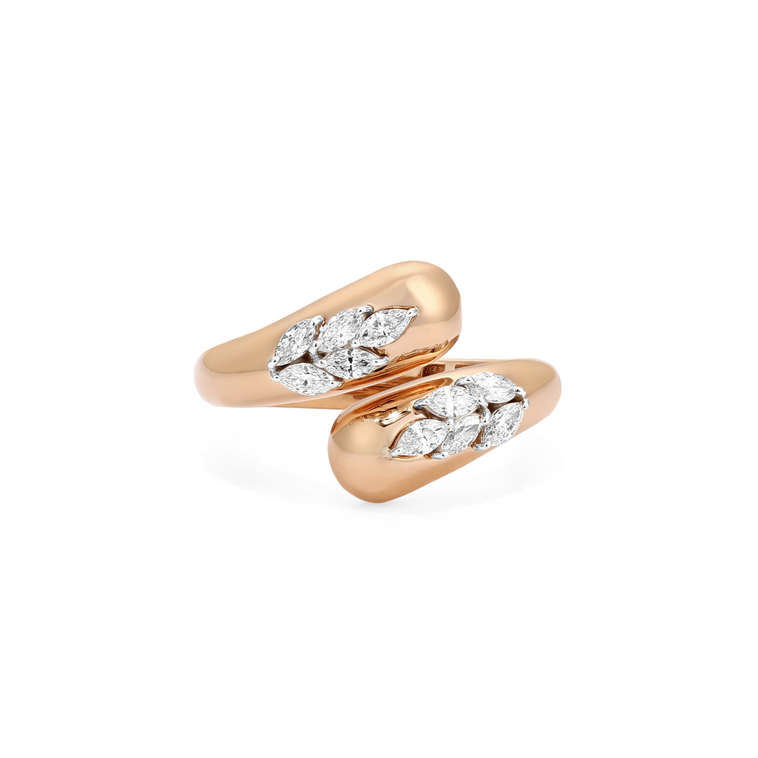 ETOILE Rose Gold Marquise shape Diamond Ring