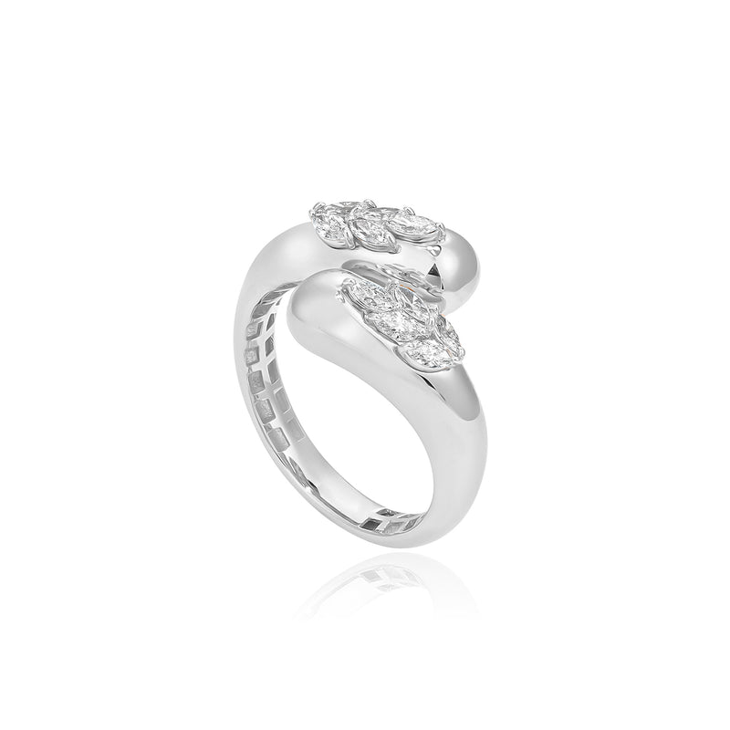 ETOILE White Gold Marquise shape Diamond Ring