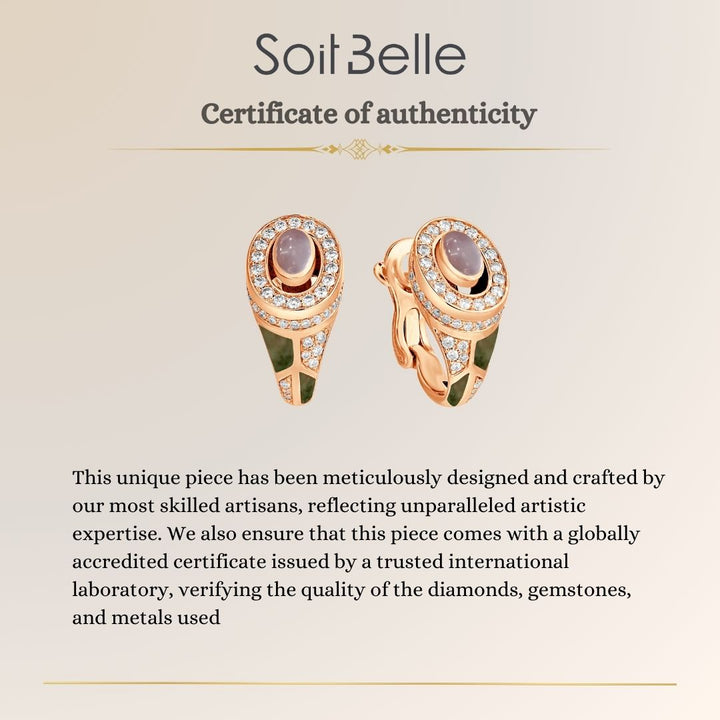 18k rose gold rose quartz fine jewelry