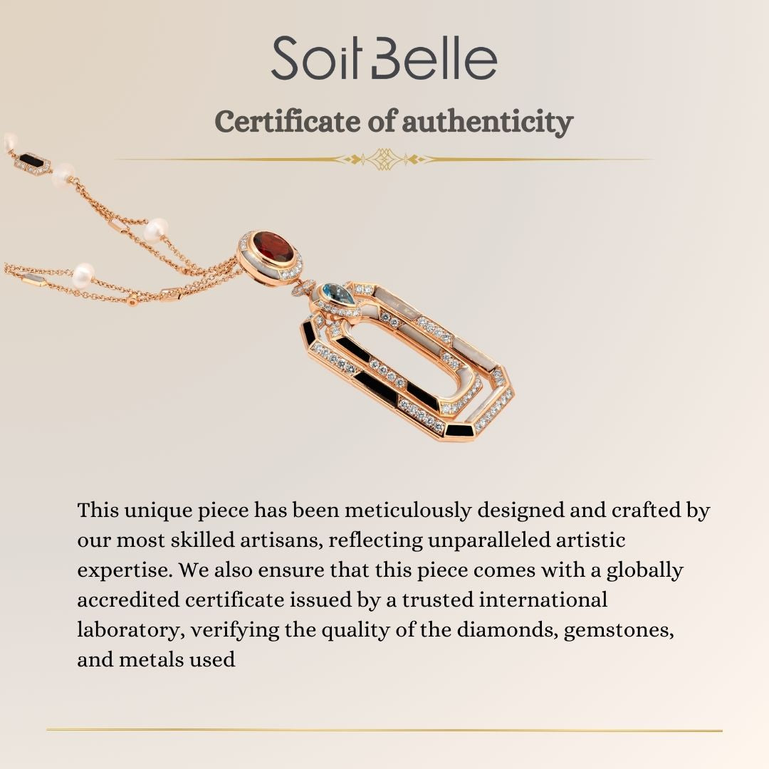 Rose Gold Diamond Necklace
