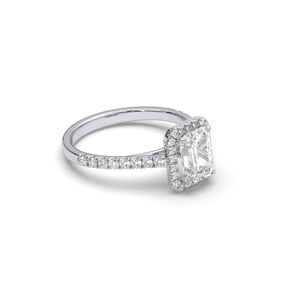 SB Classic Solitaire Emerald diamond Ring