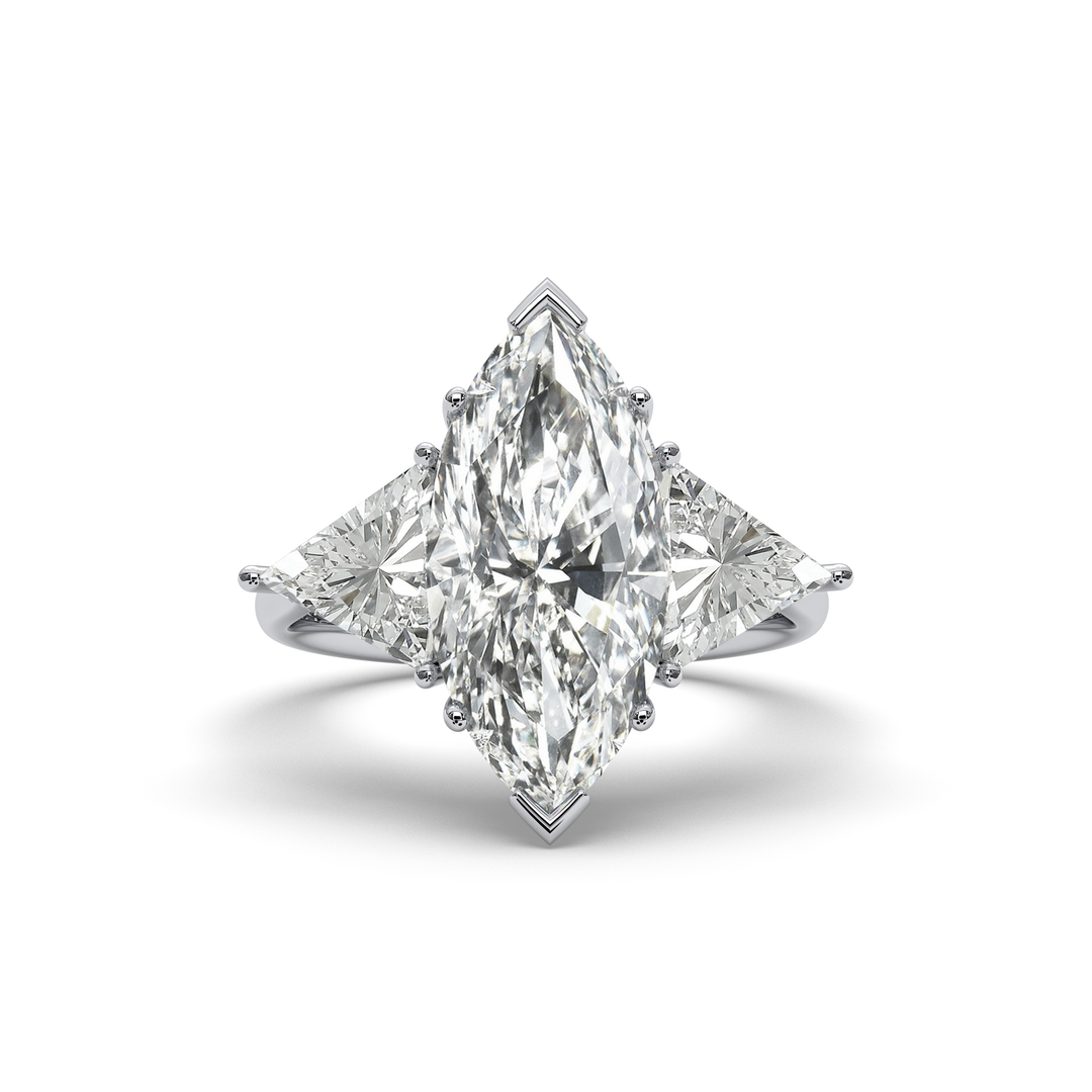 SB Classic Diamond Solitaire ring marquise cut