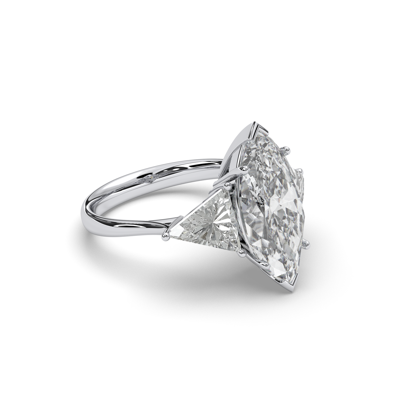 SB Classic Diamond Solitaire ring marquise cut