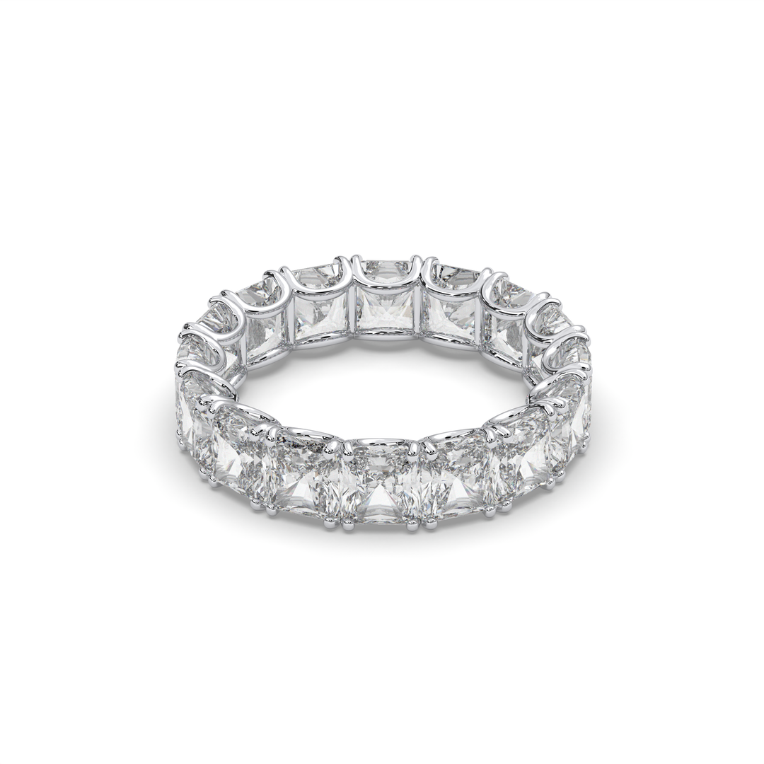  SB Classic Ring SQUARE EMERALD cut Diamonds