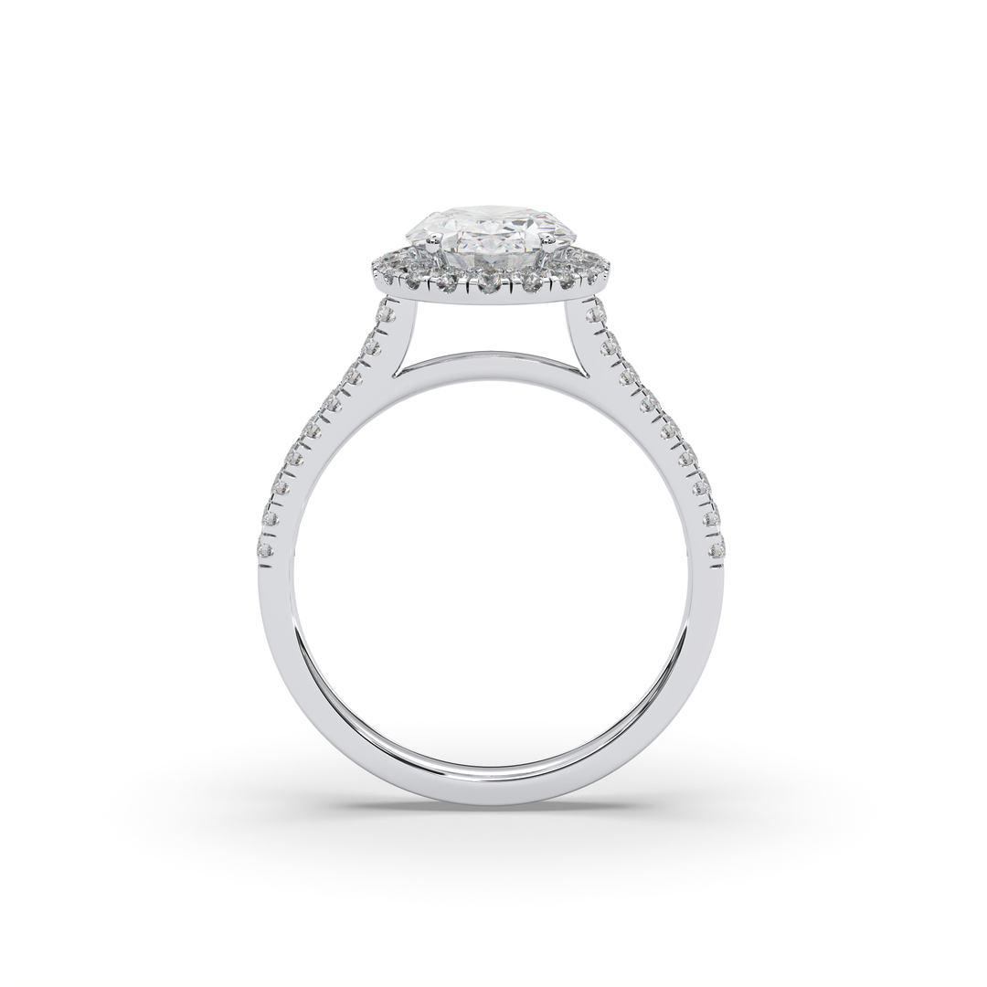 Classic Solitaire OVAL diamond Ring