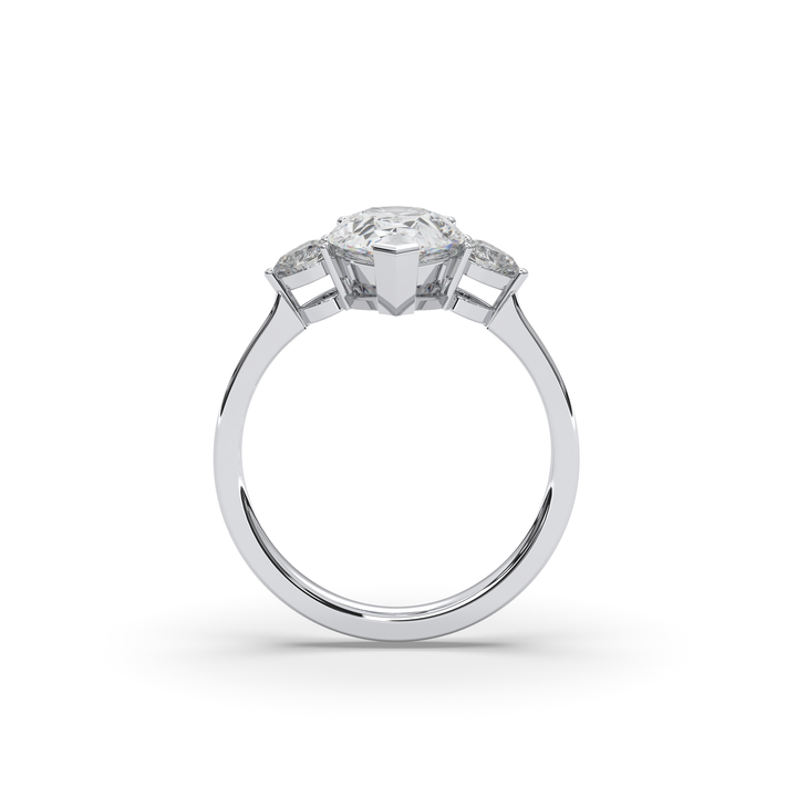 SB Classic Diamond Solitaire ring Pear Shape cut