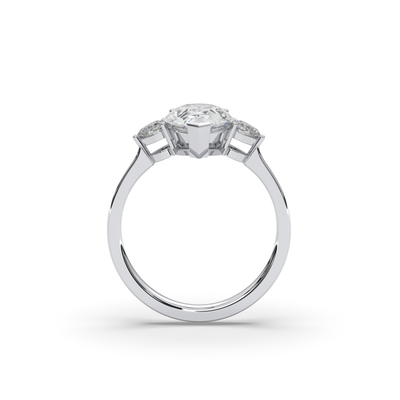SB Classic Diamond Solitaire ring Pear Shape cut
