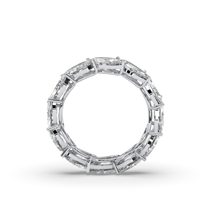 Ring Marquise diamonds cut 