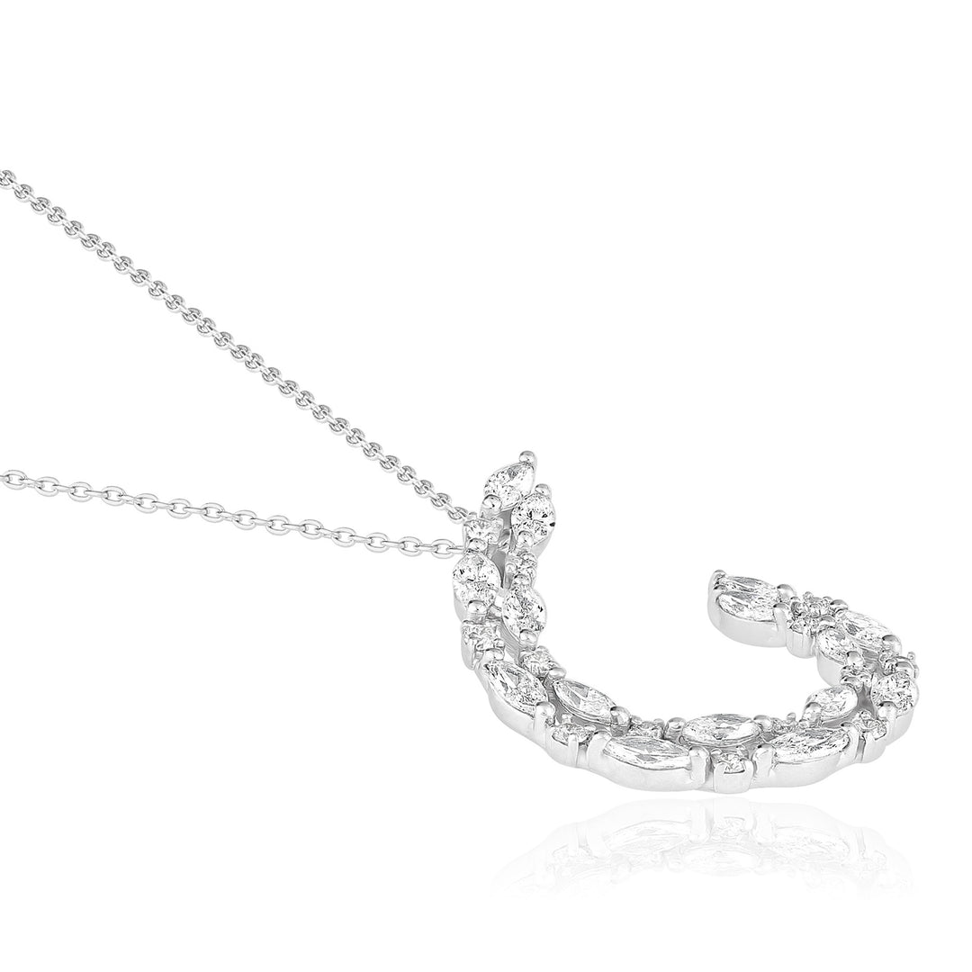 White Gold Diamond Pendant 