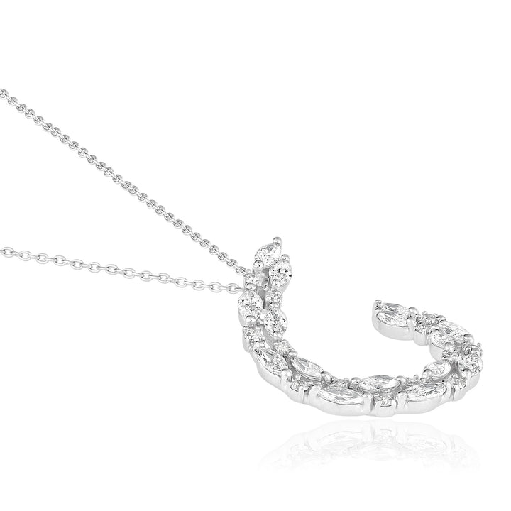 White Gold Diamond Pendant 