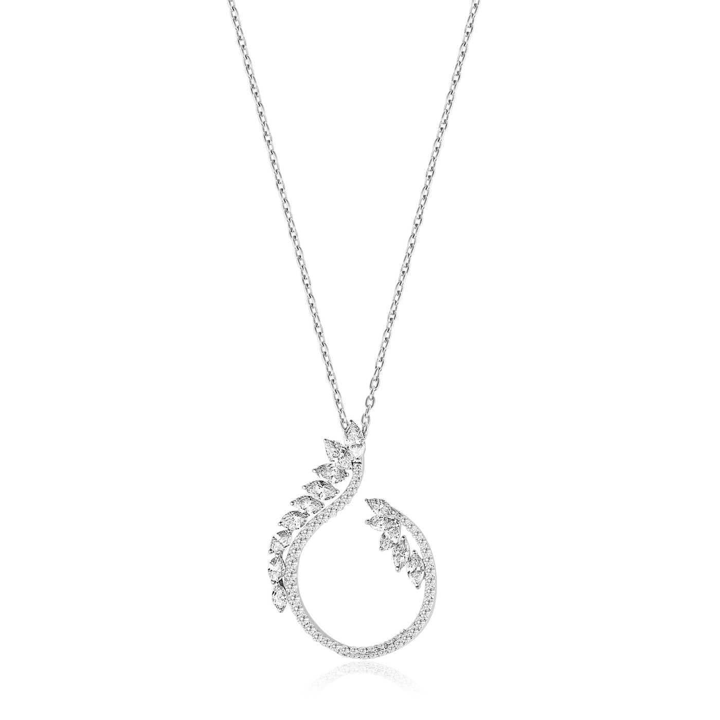 RONZA Leaf of Hope Diamond Pendant