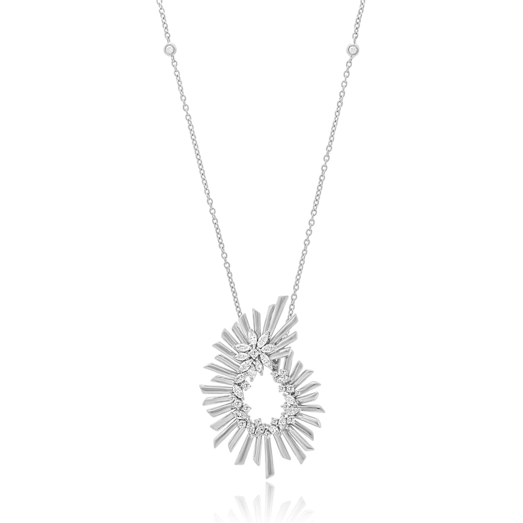 White Gold Diamond Pendant