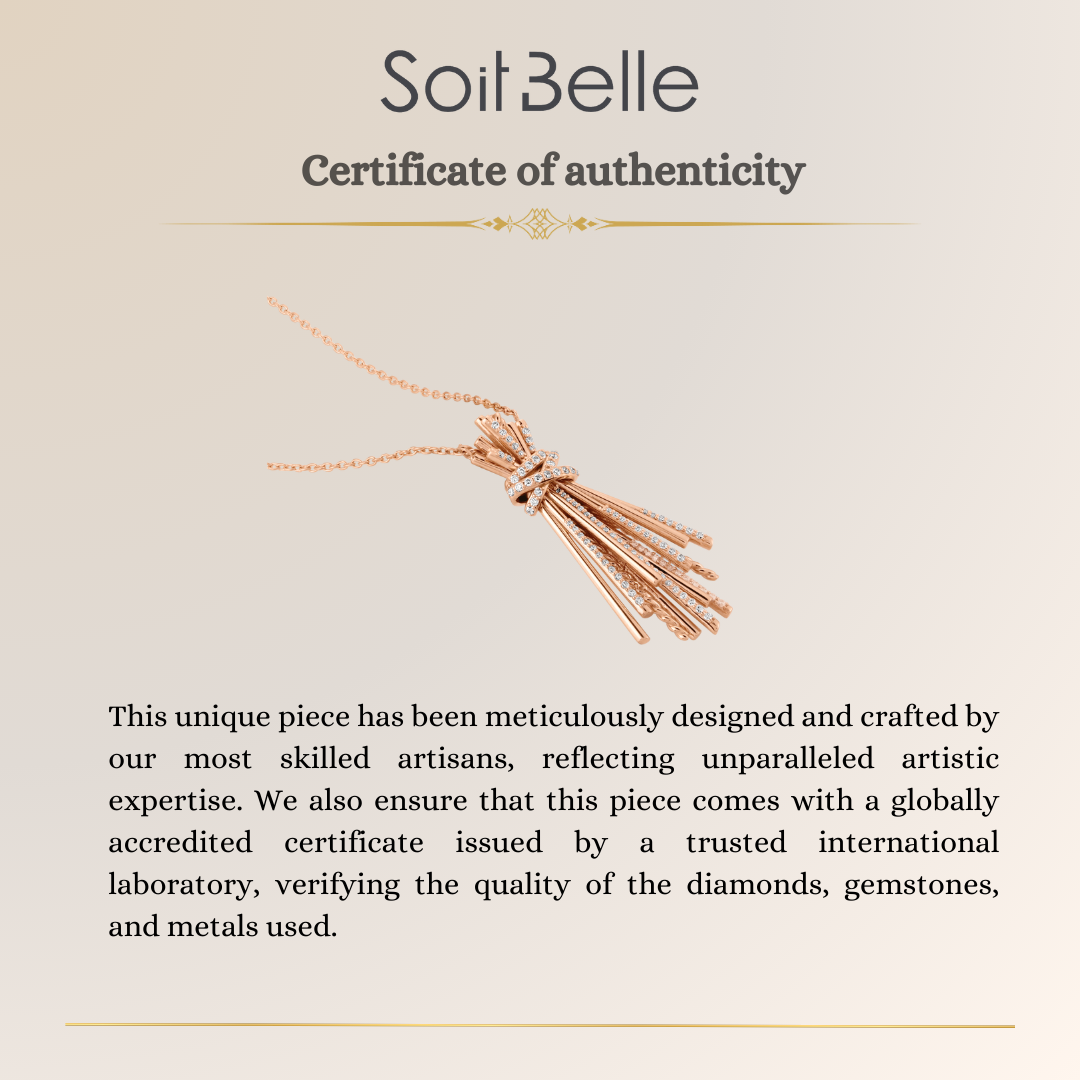 Rose Gold Diamond Pendant