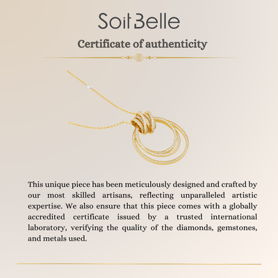 Yellow Gold Starlit Rings Rose Gold Pendant