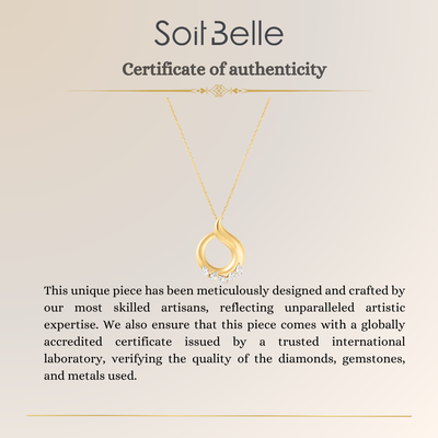 Radiant Yellow Gold Diamond Pendant