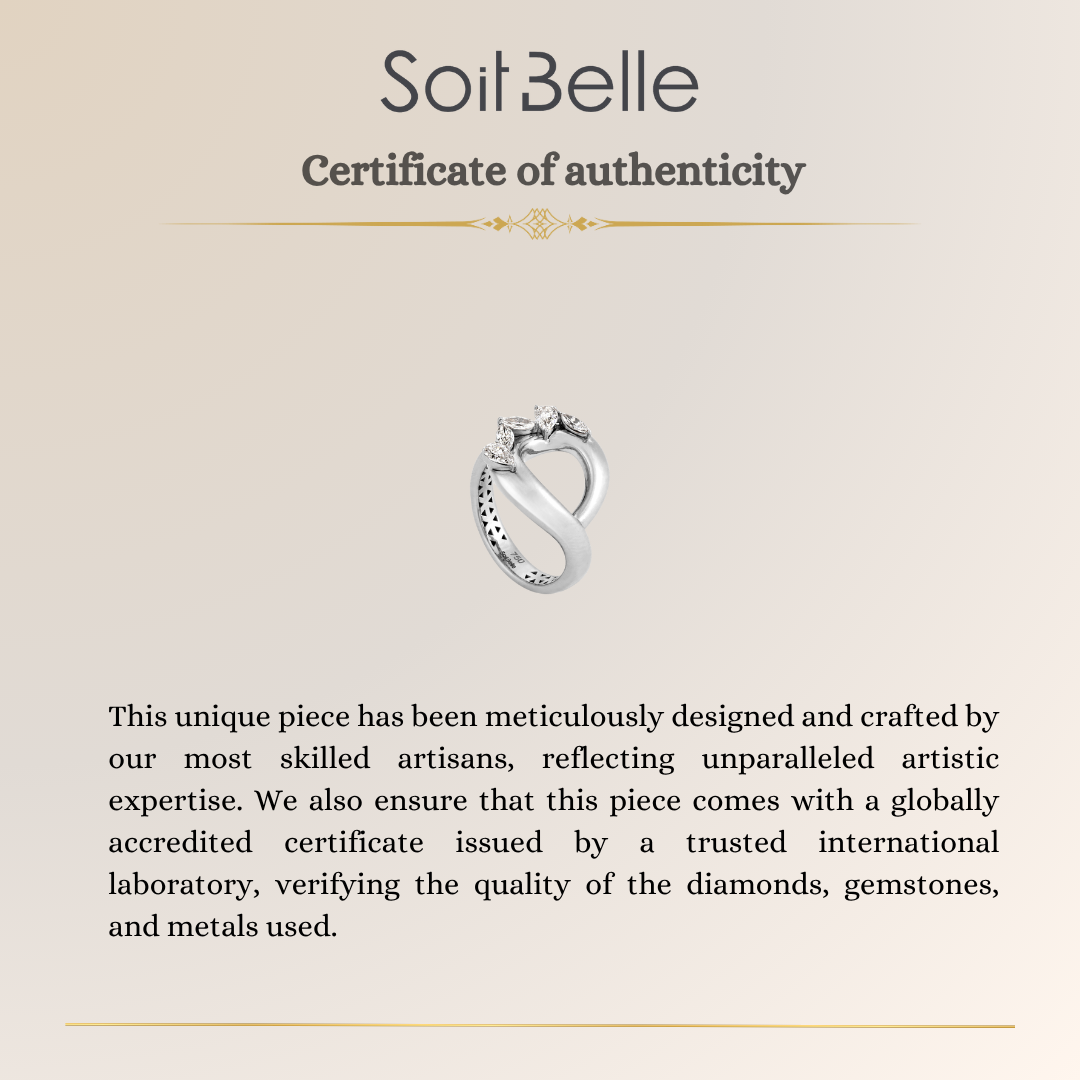 Radiant White Gold Diamond Ring