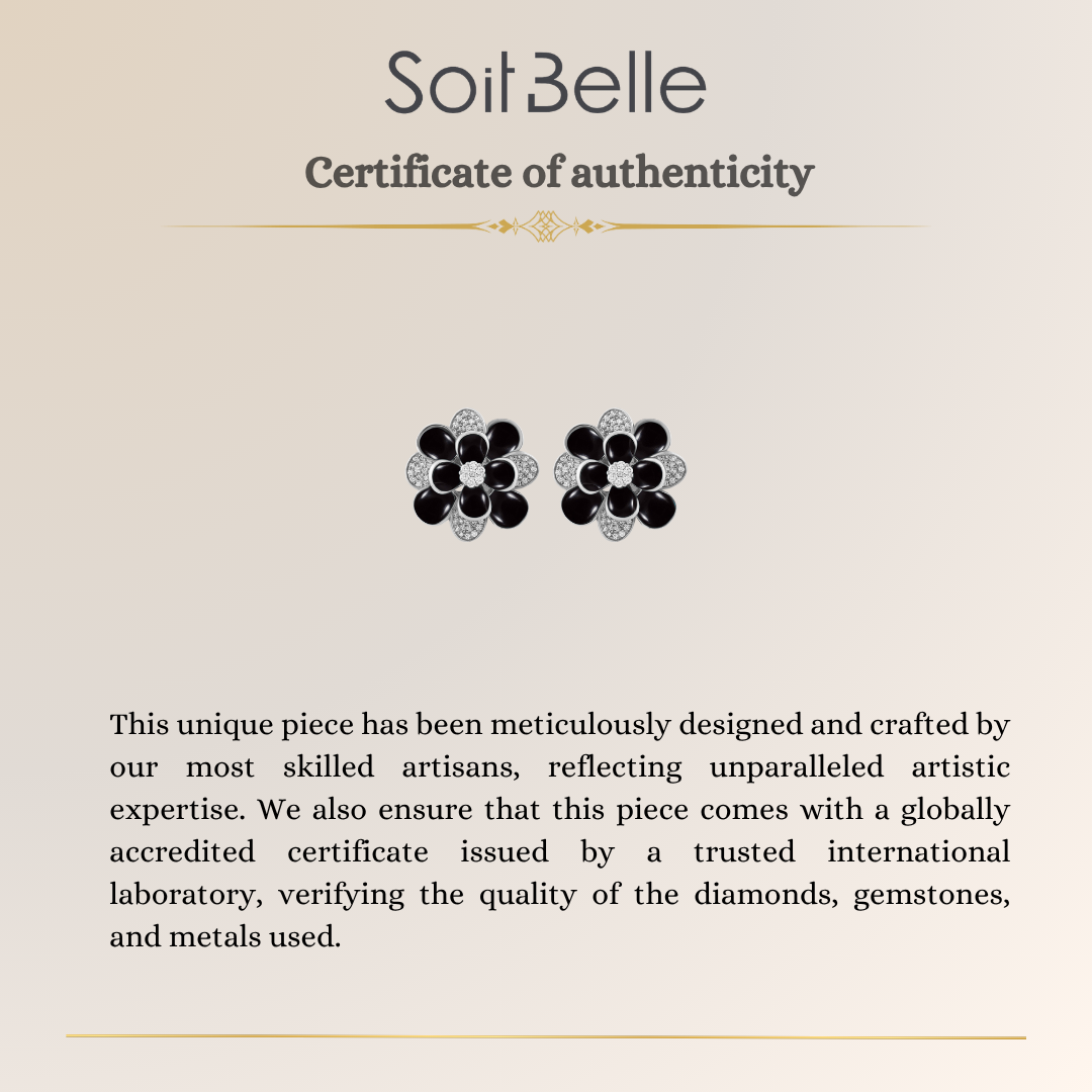 White Gold Diamond Earrings