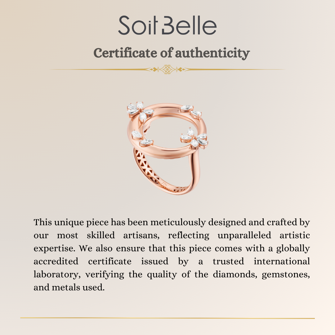  Rose Gold Diamond Ring