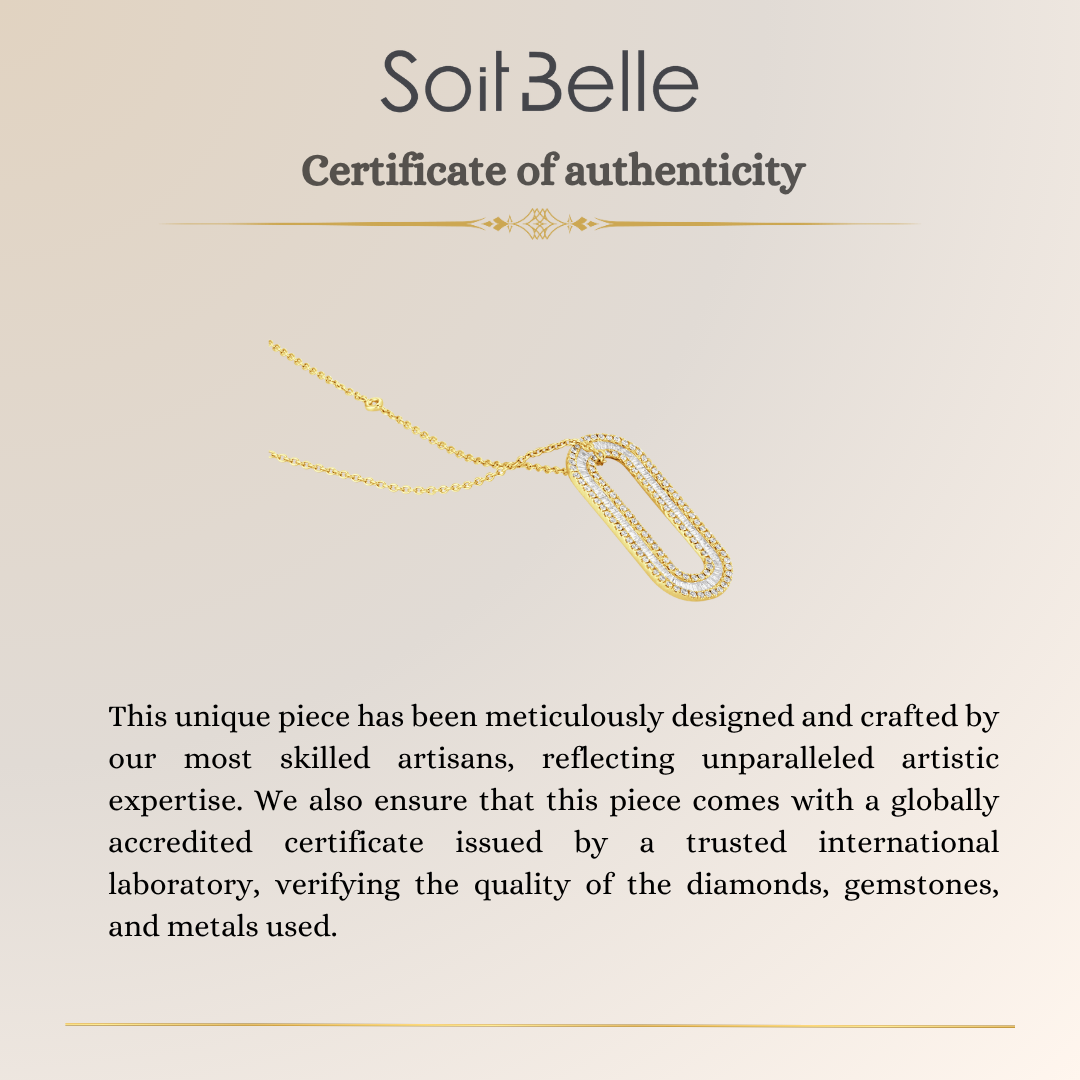 Yellow Gold Diamond Statement Pendant