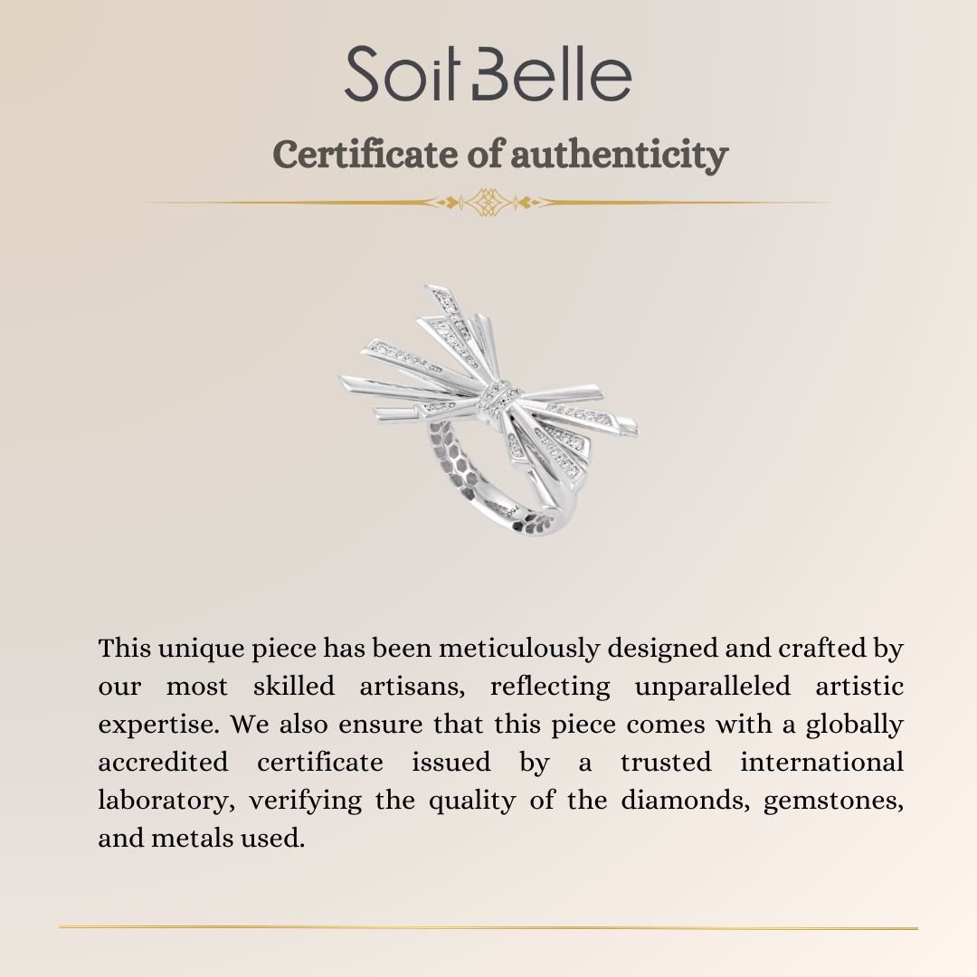 White Gold Diamond Ring 