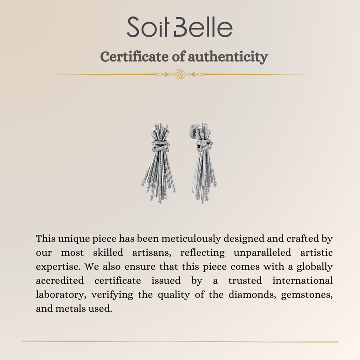 White Gold Diamond Earrings