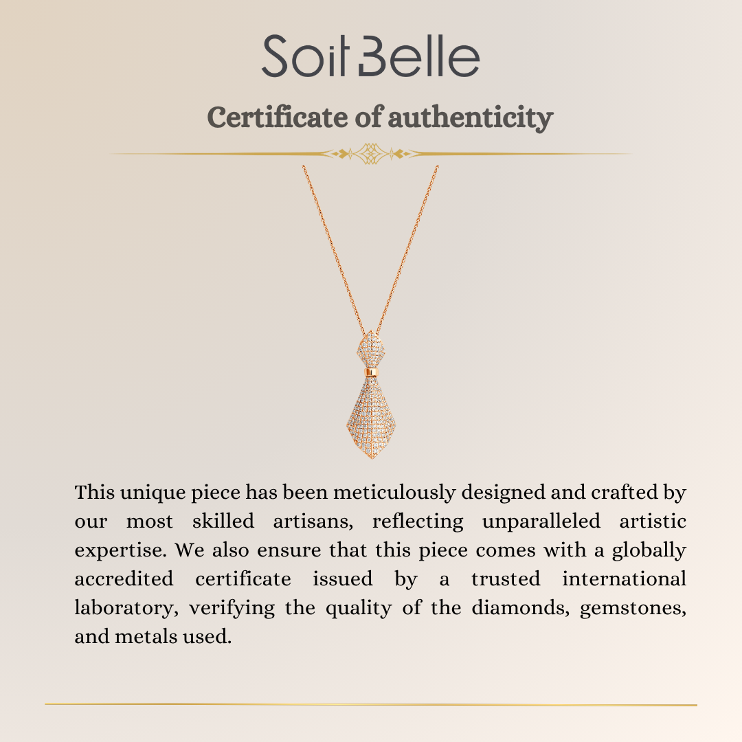  Rose Gold Diamond Pendant 