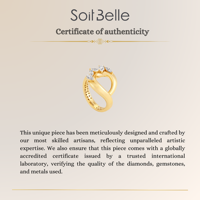 Radiant Yellow Gold Diamond Ring