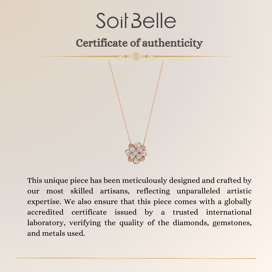 Rose Gold Diamond Pendant