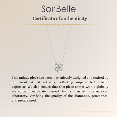 White Gold Diamond Pendant 