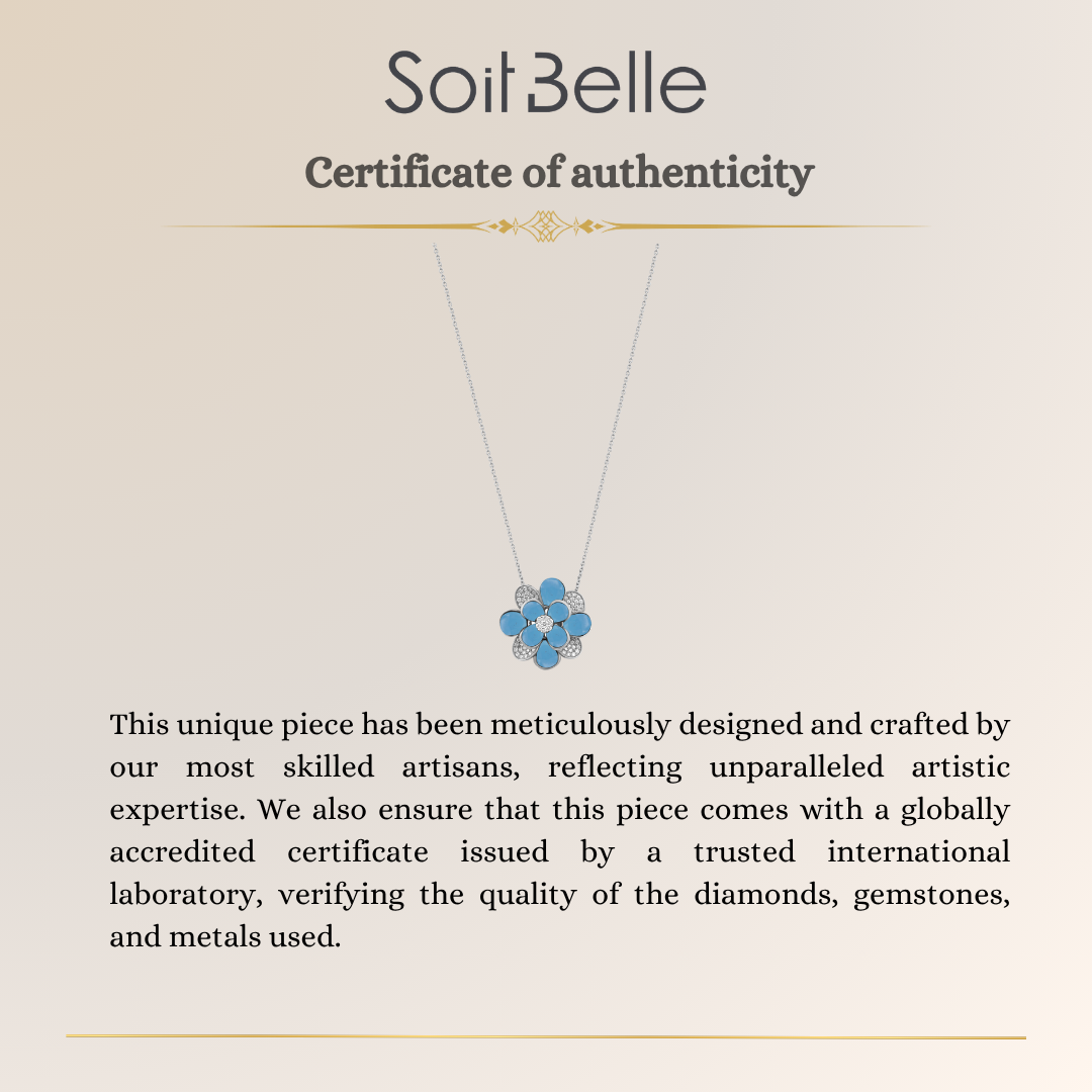 White Gold Diamond Pendant 