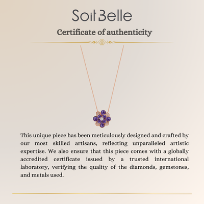 Rose Gold Diamond Pendant