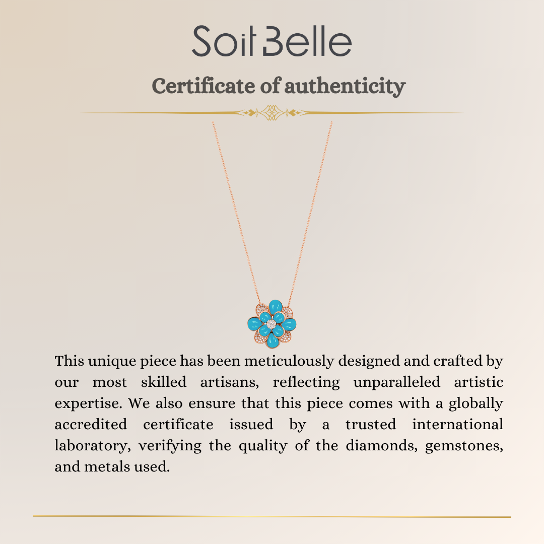 Rose Gold Diamond Pendant