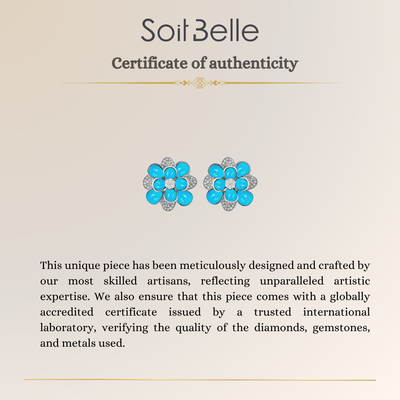 White Gold Diamond Earrings