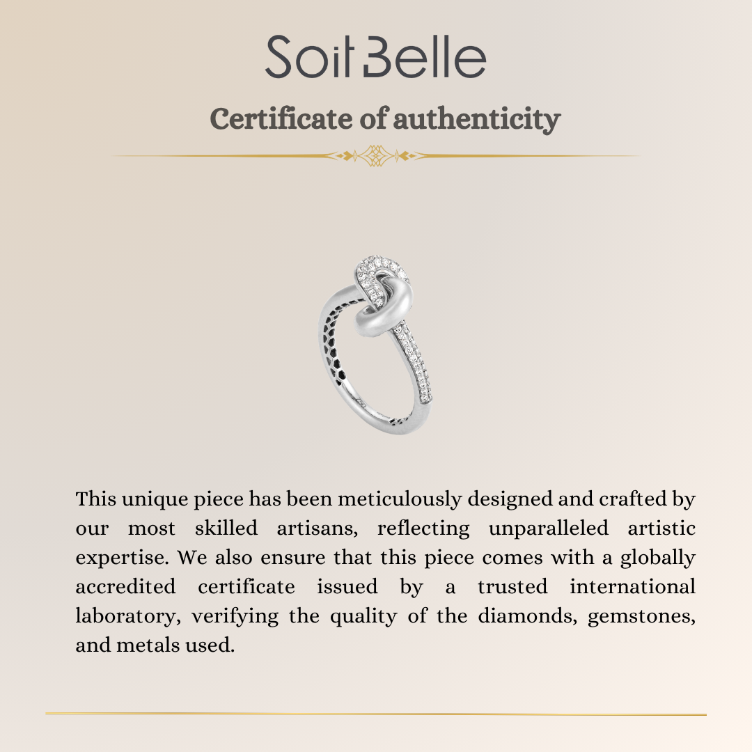 White Gold Diamond Infinity Ring