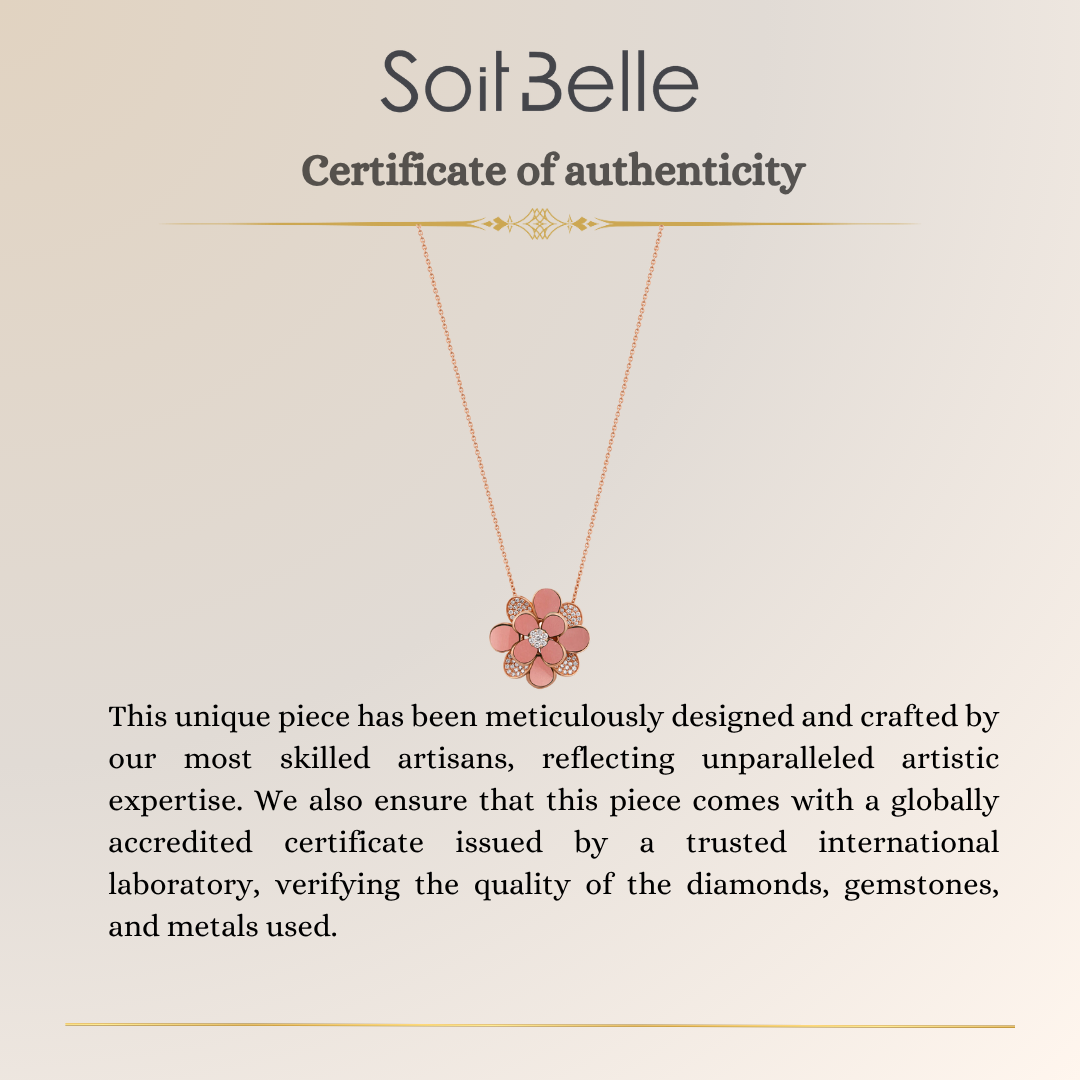 Rose Gold Diamond Pendant