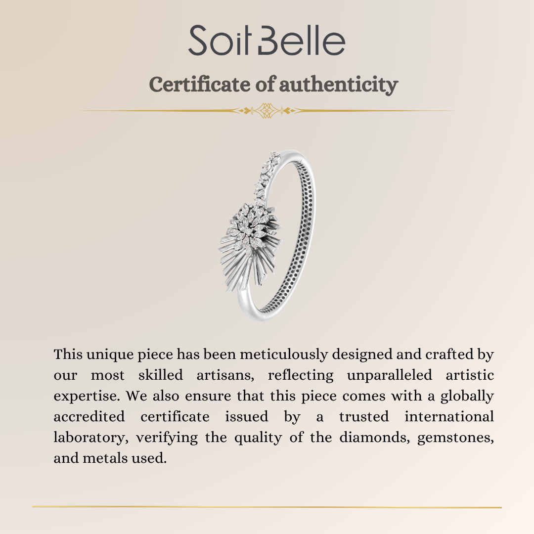 White Gold Diamond Bangle