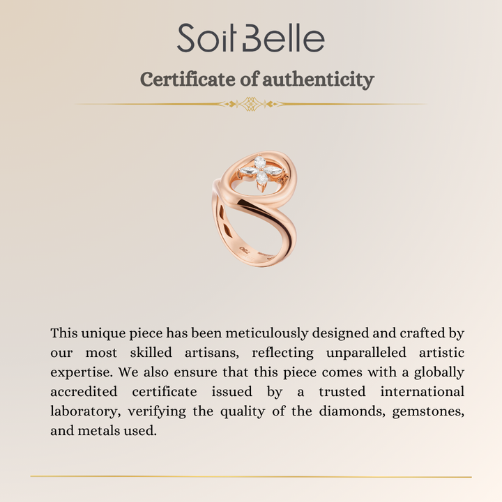 Rose Gold Statement Ring