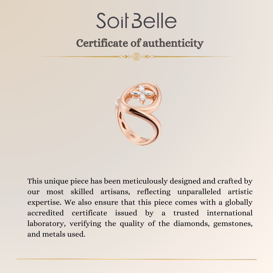 Rose Gold Statement Ring