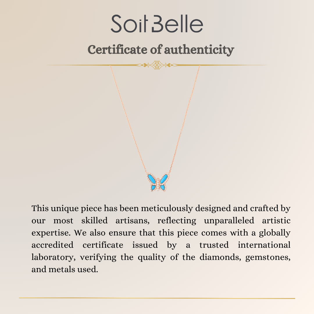 LA MINIERA Mother of Pearl Butterfly Pendant