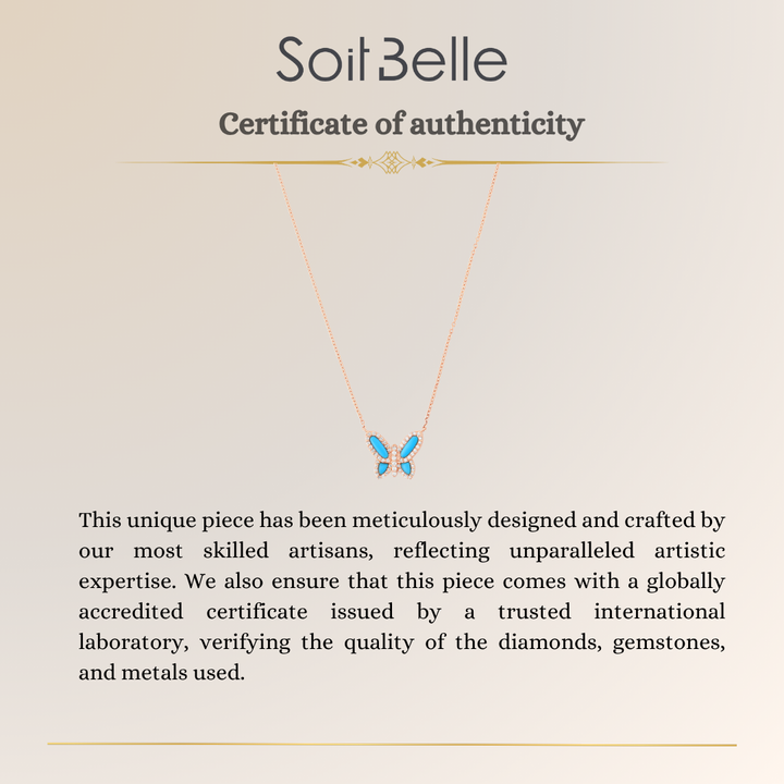 LA MINIERA Mother of Pearl Butterfly Pendant