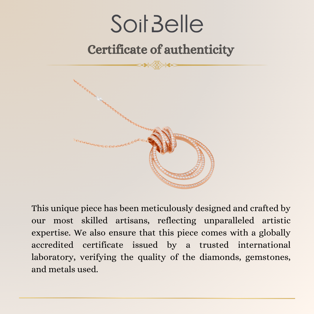ETOILE Rose Gold Starlit Rings Rose Gold Pendant