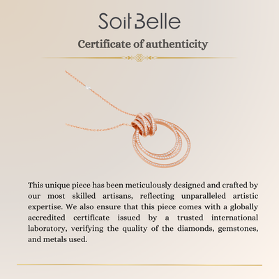 ETOILE Rose Gold Starlit Rings Rose Gold Pendant