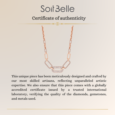 Rose Gold Diamond Necklace