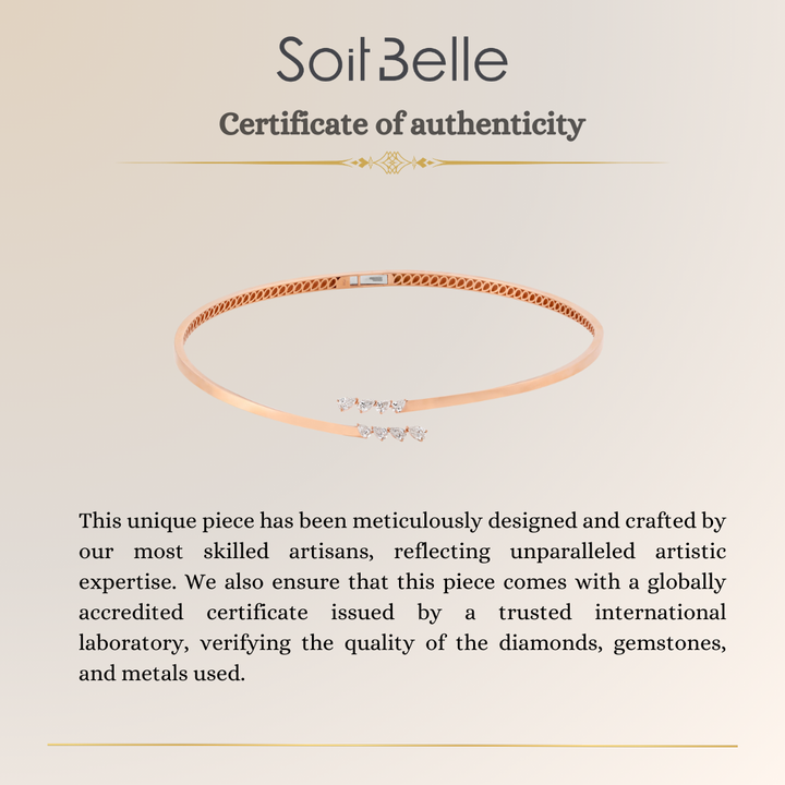 Rose Gold Diamond Choker 